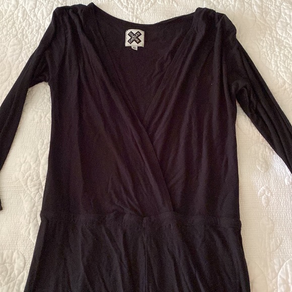 Black Ruffle Romper - Picture 3 of 4